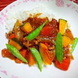 トマトカレー煮